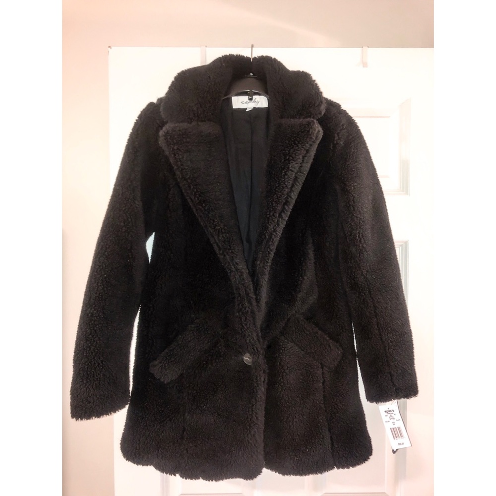 Black Teddy Coat